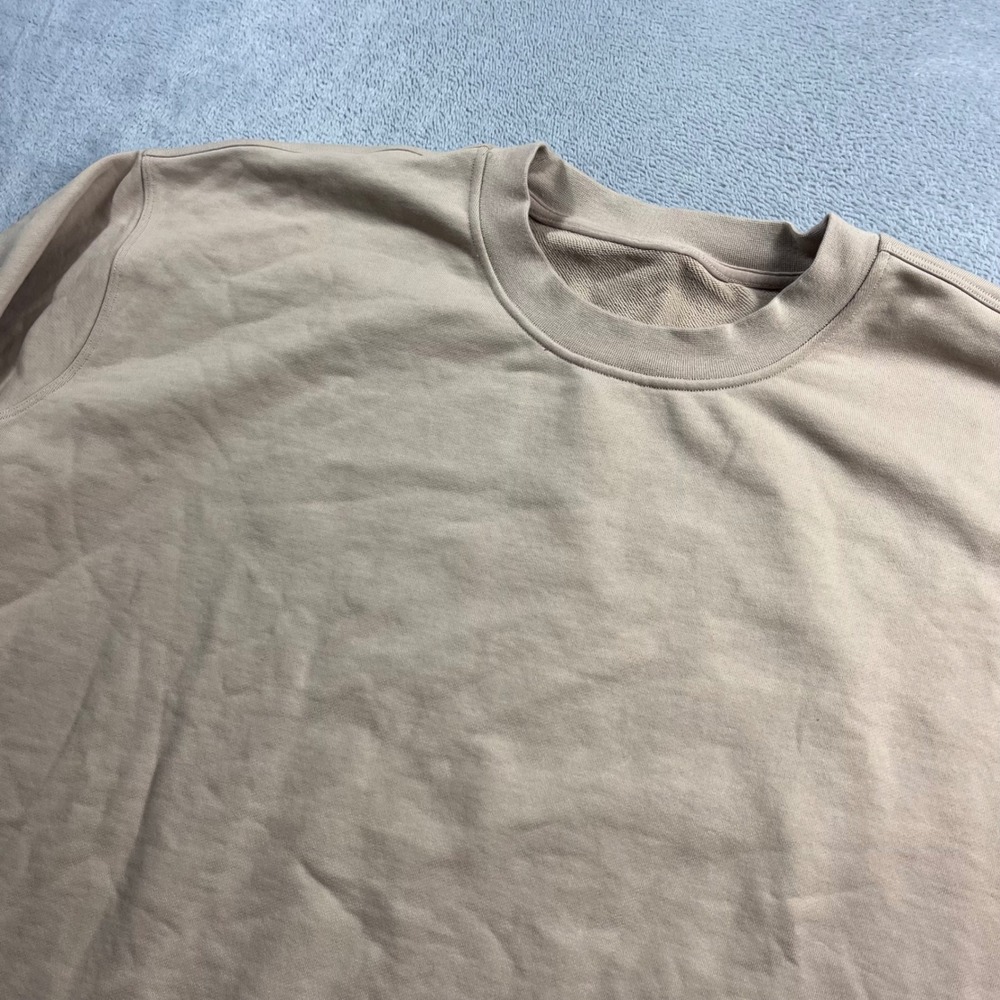 Lululemon Perfectly Oversized Crew Sweatshirt Tan Beige Pullover Kids